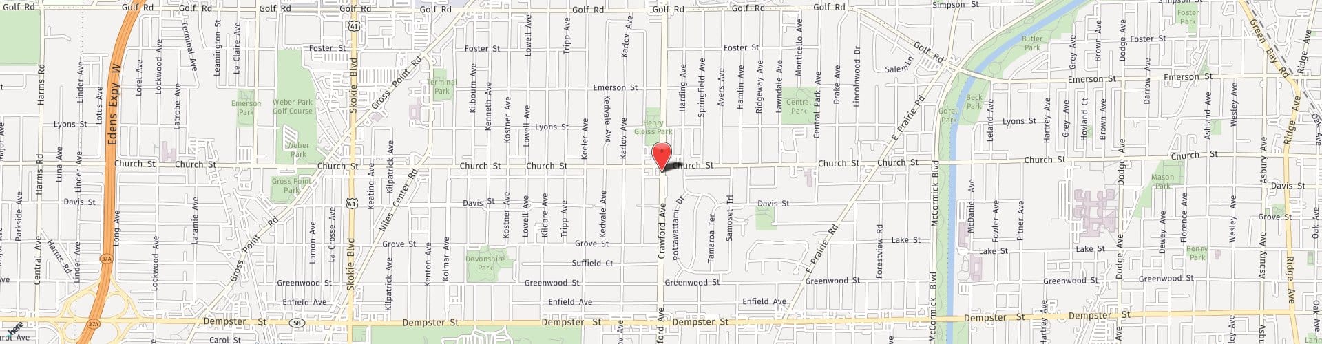 Location Map: 9150 Crawford Ave Skokie, IL 60076